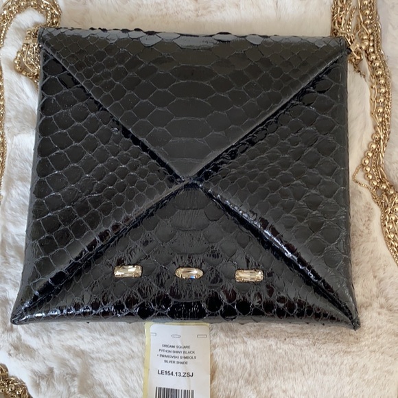 VBH crystal- embellished python crossbody bag - Picture 2 of 7
